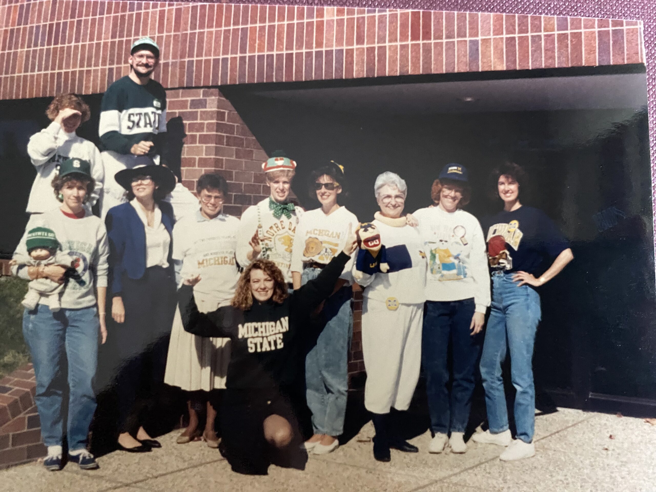 Older photo of the staff at HHS Health Options (taken 35+ years ago)